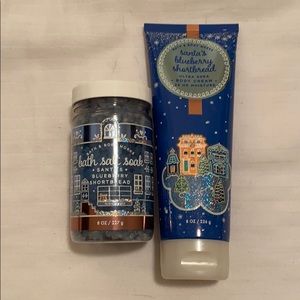 Blueberry Shortbread bath salts and lotion